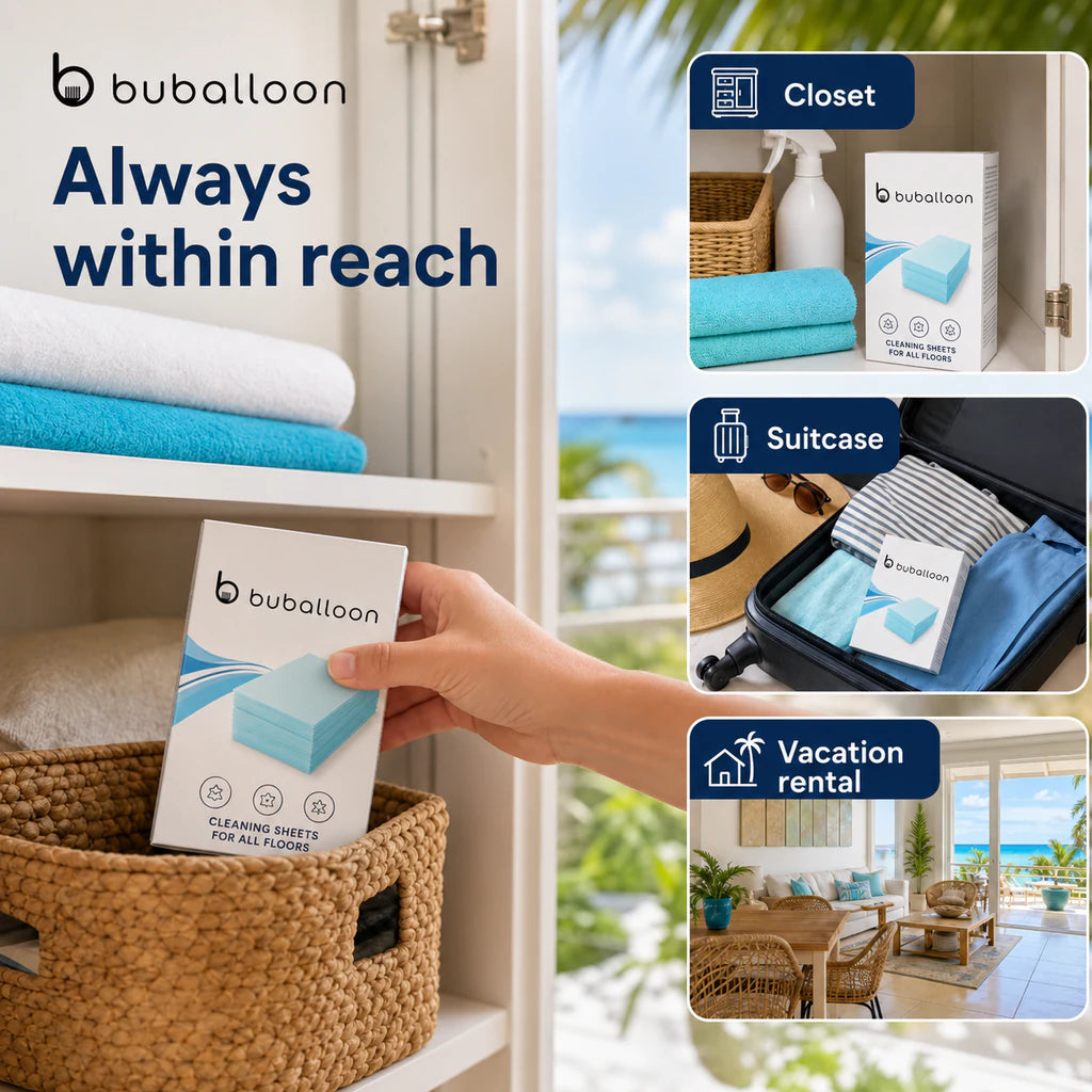 Buballoon™ Solea | Floor Cleaning Sheets