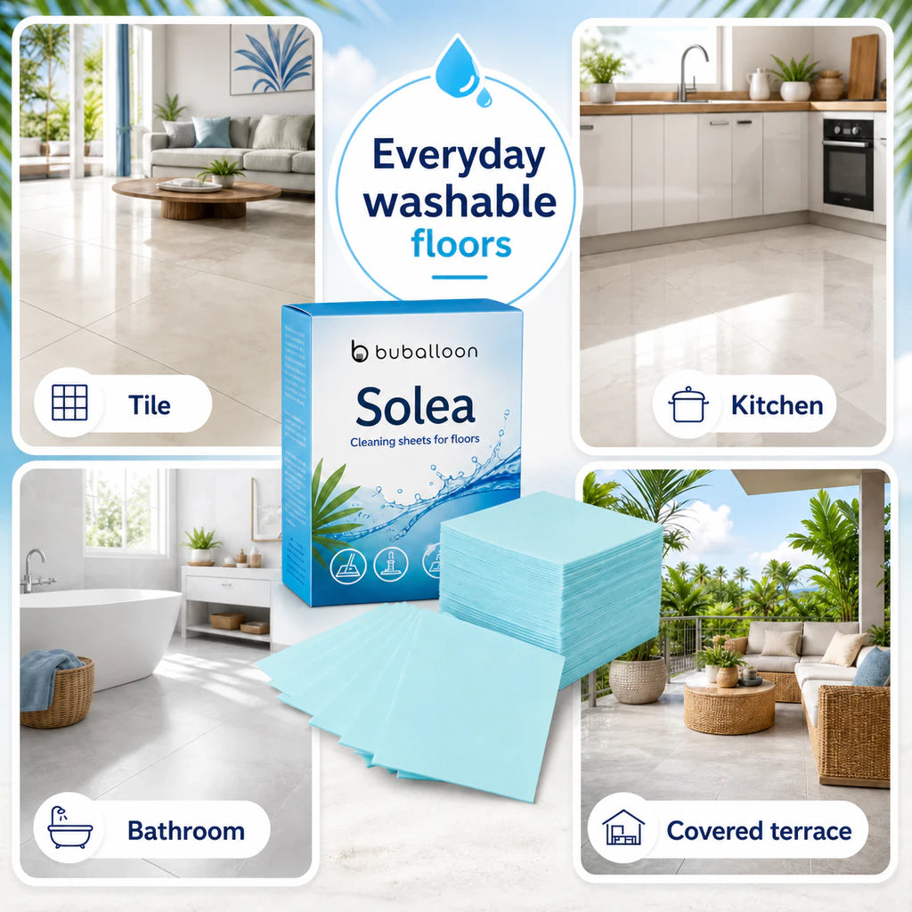 Buballoon™ Solea | Floor Cleaning Sheets