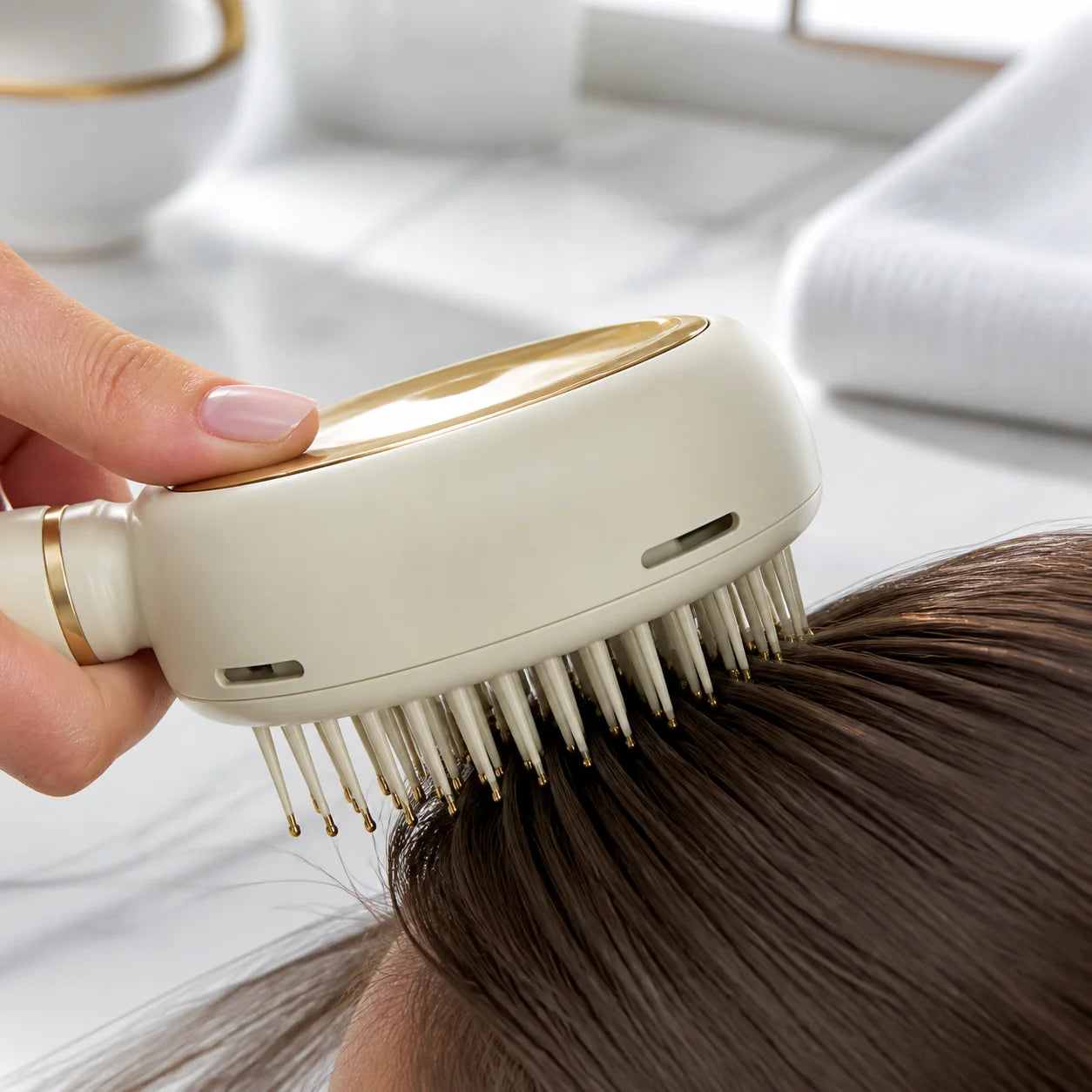 Soft bristles on Nano HydraBrush