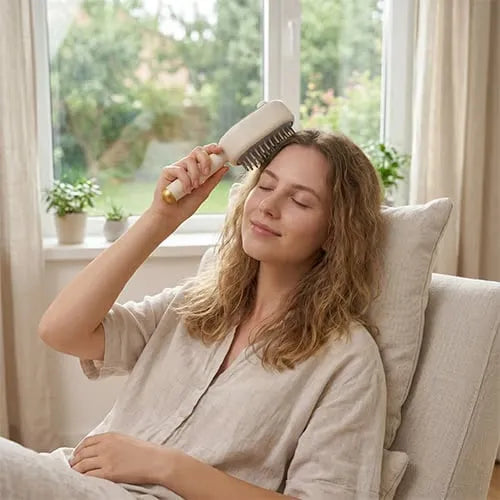 Quick morning touch-up with Nano HydraBrush